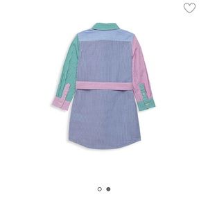 POLO RALPH LAUREN
Little Girl’s Colorblock Seersucker Shirt Dress
